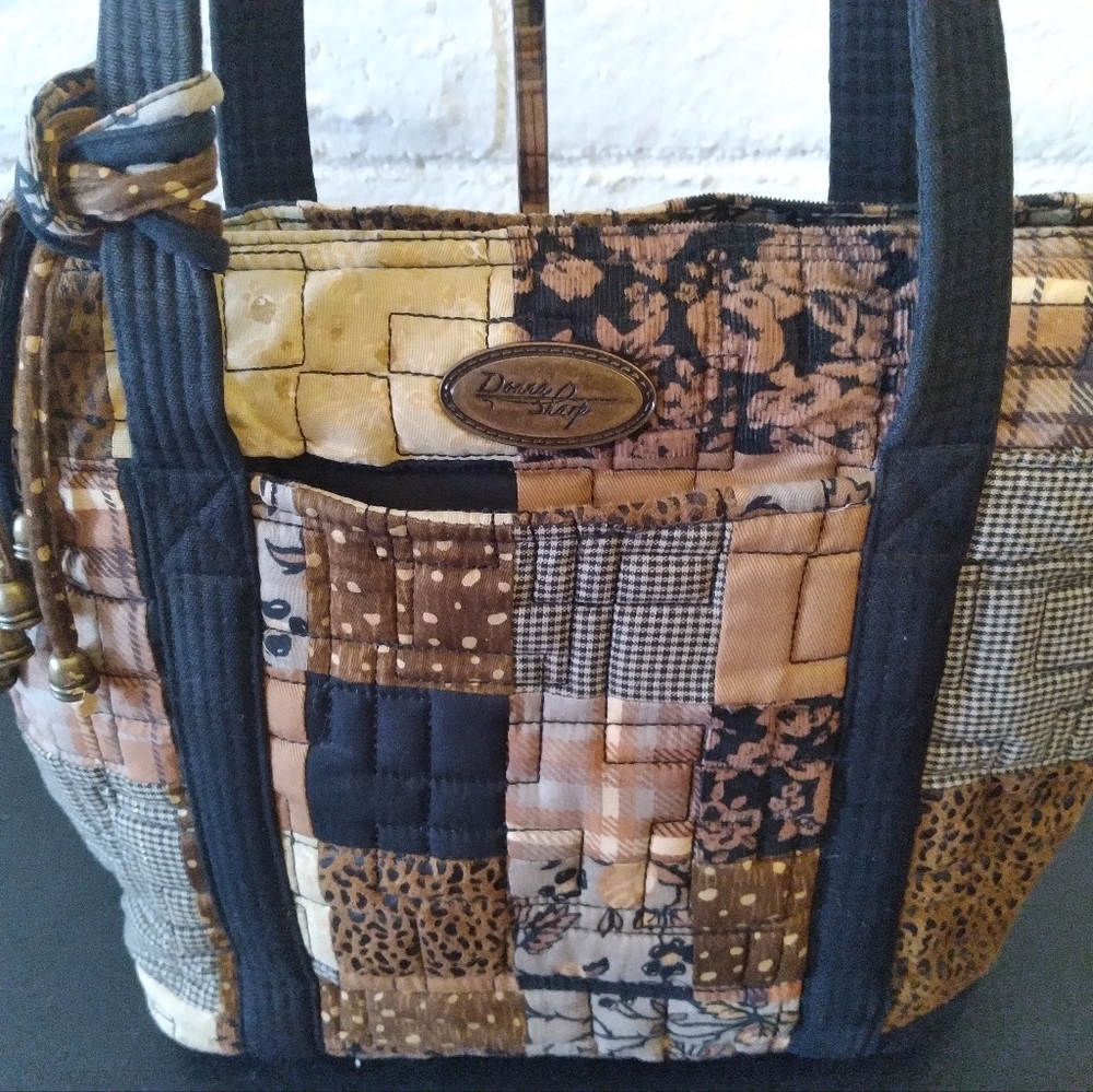 Donna Sharp Patchwork Shoulder/Tote Bag - Multico… - image 4